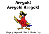 Discover Squawk Like A Pirate Parrot