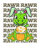 Discover Happy Eastrawr Trex Easter Bunny Egg Funny Dinosau