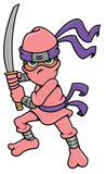 Discover Customizable Pink Ninja