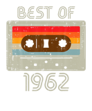 Discover Best Of 1962 Casette Tape Retro 60Th Birthday 60 Y
