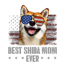 Discover Shiba Inu Best Dog Mom Ever Retro USA American Fla