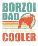 Discover Mens Funny Borzoi Dad Like A Regular Dad But Coole