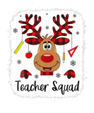 Discover Funny Christmas Teacher Squad Funny Reindeer Red P