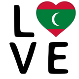 Discover Love - Maldives Flag