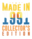 Discover Made In 1991 Bday Collectors Edition 30Th Birthday