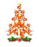 Discover Fox Christmas Tree Fox Lovers Xmas Holiday Funny C