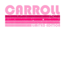 Discover CARROLL Name Personalized Retro Vintage 80S 90S Bi