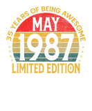 Discover Vintage May 1987 Limited Edition Birthday Gift