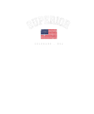 Discover Superior CO Retro American Flag USA City