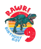 Discover Kids Boy 9Th Birthday I Rawr! Tyrannosaurus Rex I