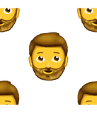 Discover emoji bearded