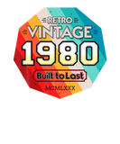 Discover 1980 Birthday Vintage 41Th 42Th Retro