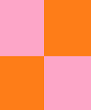 Discover mod pink and orange squares