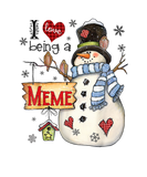 Discover I Love Being A Auntie Snowman Funny Family Christm