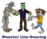 Discover Monster Line Dancing Funny Halloween
