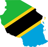 Discover Tanzania Flag Map