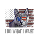 Discover Korat Cat I Do What I Want Retro USA Funny Cat