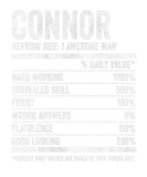Discover Mens Connor Nutrition Personalized Name Funny