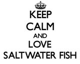 Discover Keep calm and Love Saltwater Fish