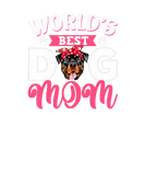 Discover Womens World's Best Rottweiler Dog Mom Funny Mothe