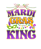 Discover Mardi Gras King Mask Matching Costume Men Dad