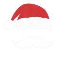 Discover Believe Santa Hat Cap White Mustache Family Christ