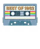 Discover The Best Of 1962 Vintage Cassette Tape 60Th Birthd