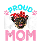 Discover Cute Proud Pug Dog Mom Funny Mother's Day
