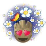 Discover Groot In Love Emoji