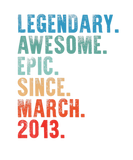 Discover Legendary Awesome Epic Since March 2013 Vintage Bi