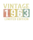 Discover Vintage 1963 58 Years Birthday Men Women Funny Gif