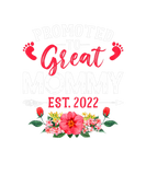 Discover Womens Cute Flowers Promoted To Mommy Est 2022 Mot