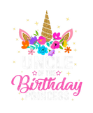 Discover Uncle Of The Birthday Princess Funny Unicorn Birth