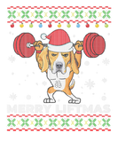 Discover Merry Liftmas Weightlifting And Beagle Dog Ugly Sw