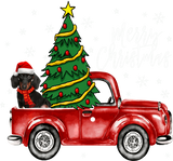 Discover Dachshund Dog Truck Merry Christmas Dog Lover Xmas