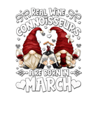 Discover Funny Gnome For Wine Connoisseur Born In March Bir
