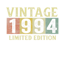 Discover Vintage 1994 27 Years Birthday Men Women Funny Gif