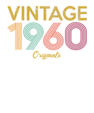 Discover Vintage 1960 Originals Retro 60Th Vintage Look Bir