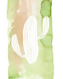Discover Green Watercolor Cactus Silhouette