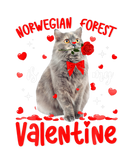 Discover Funny Norwegian Forest Is My Valentine Cat Dad Cat