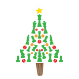 Discover Chess Piece Christmas Tree