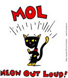 Discover Mel MOL: MEOW OUT LOUD! Womens V-Neck