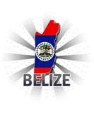 Discover Belize Flag Map 2.0