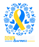 Discover World Down Syndrome Awareness Day Ribbon Hearts T2