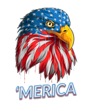 Discover Eagle Merica 4Th Of July USA American Flag