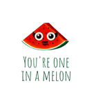 Discover You’re One In A Melon watermelon food pun