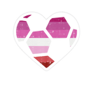 Discover Womens Soccer Heart Sport LGBT Lesbian Gay Pride W