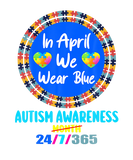 Discover Funny Puzzle In April We Wear Blue Autism Awarenes