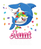 Discover Aunt Shark Autism Awareness Rainbow Puzzle Matchin