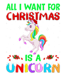Discover Funny All I Want For Christmas Is A Unicorn Christ